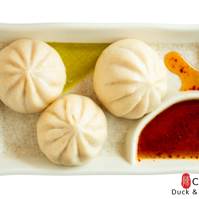 Handmade dumplings on a plate