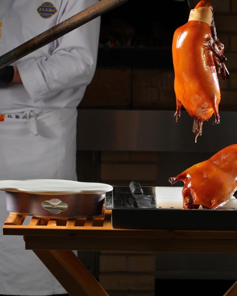 Osmanthus glazed spare ribs dish